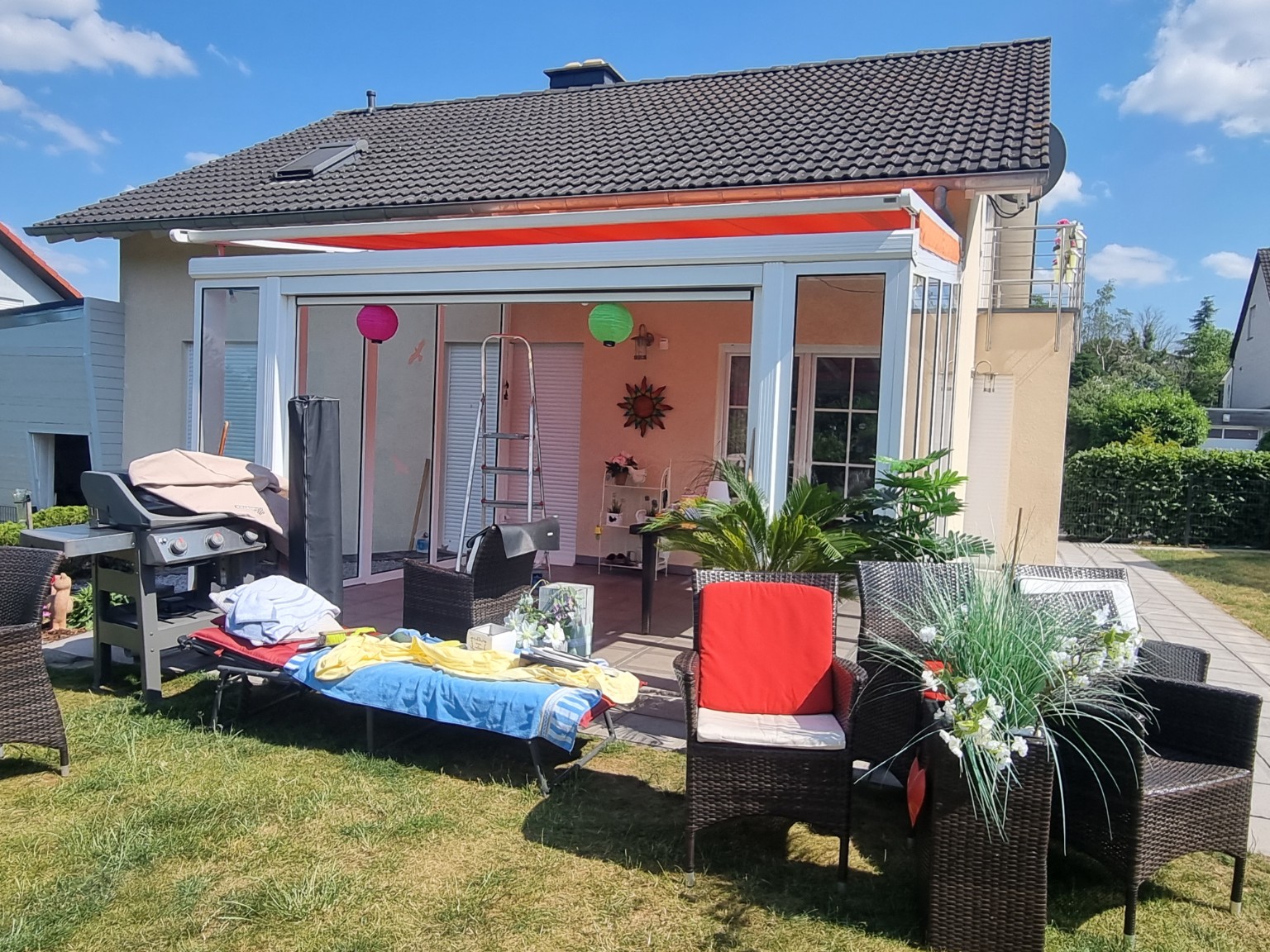 Wintergartenreinigung
